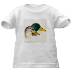 Get This Mallard Duck Pair Watercolor White T-Shirt by NANCE